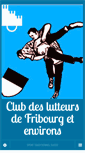 Mobile Screenshot of clubdeluttefribourg.ch